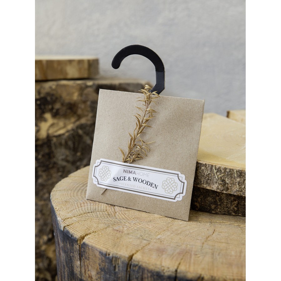 NIMA Home Αρωματικό Ντουλάπας 10gr - Sage & Wooden