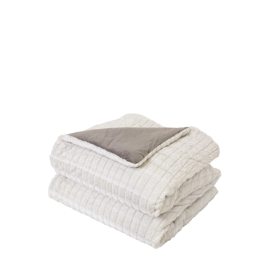 Nima Home Κουβέρτα/Πάπλωμα Υπέρδιπλο 220x240 - Weave Cream Εκρού   220x240