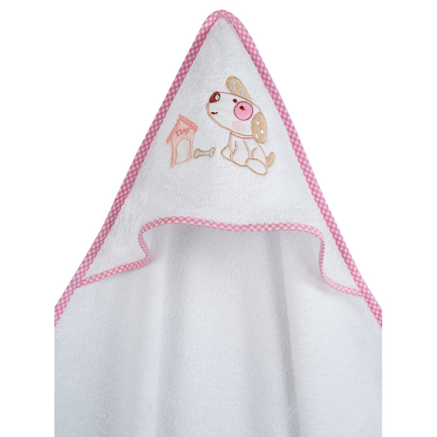 Κάπα κεντητή Dog 07 Rose 75x75