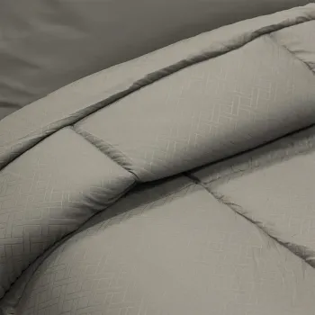 LINO ΠΑΠΛΩΜΑ COLCHA GREY 220X240