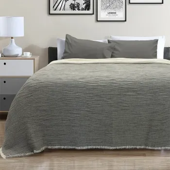 LINO ΚΟΥΒΕΡΤΑ LASY GREY  230X240