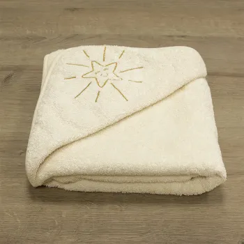 LINO ΚΑΠΑ SMILEY SUN ECRU 75X75