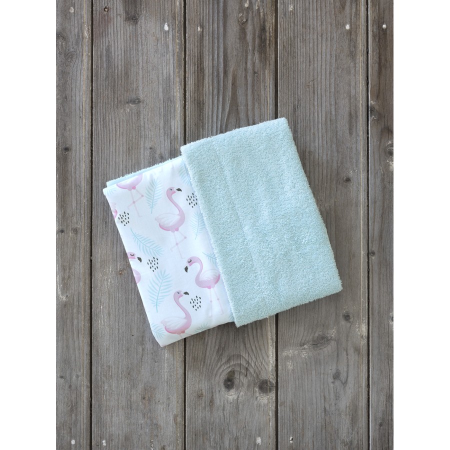 Nima Bebe Πετσέτα Θαλάσσης 75x75 - Pinkie Γαλάζιο, Ροζ