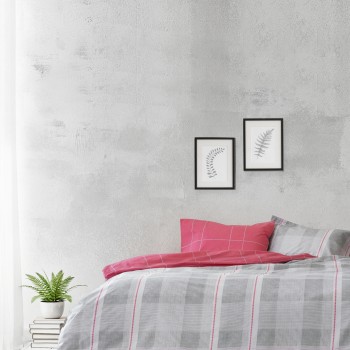 Kocoon Home Κουβερλί Υπέρδιπλο - Plaid Gray    220x245