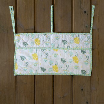 Nima Bebe Βρεφική θήκη οργάνωσης 60x30 - Akunga Πράσινο, Κίτρινο