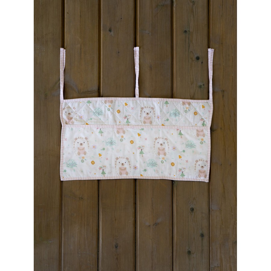 Nima Bebe Βρεφική θήκη οργάνωσης 60x30 - Hello Baby Λευκό, Ροζ