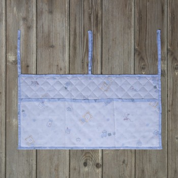 Nima Bebe Βρεφική θήκη οργάνωσης 60x30 - Muffy Γκρι, Λευκό