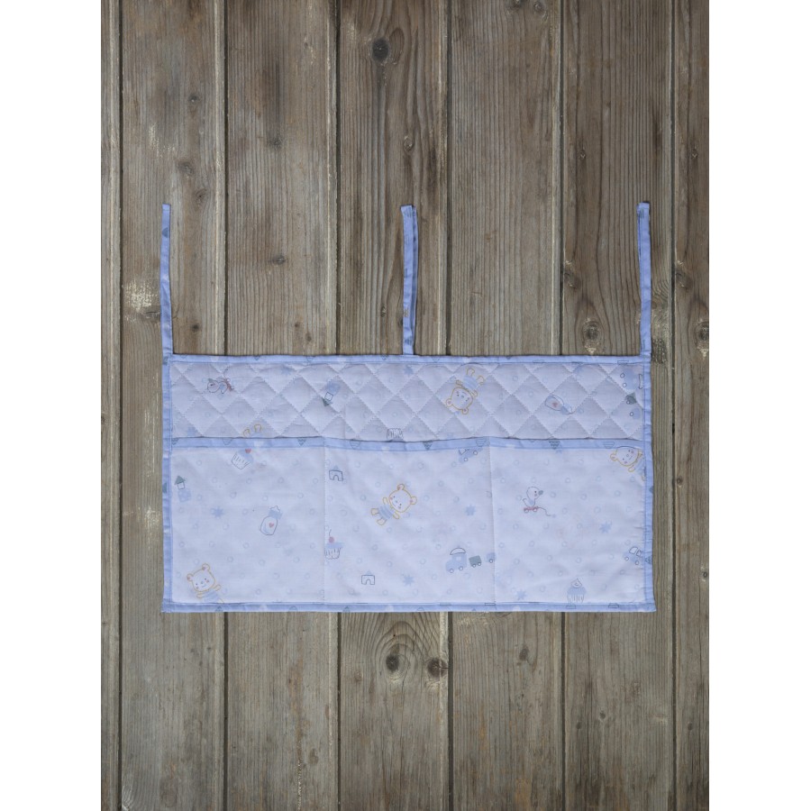 Nima Bebe Βρεφική θήκη οργάνωσης 60x30 - Muffy Γκρι, Λευκό