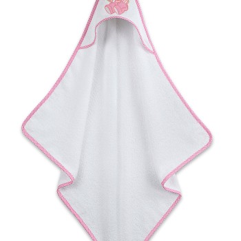 Κάπα κεντητή Bear 04 Rose 75x75