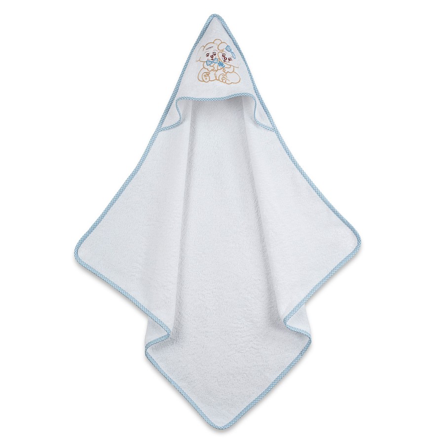 Κάπα κεντητή Couple 06 Blue 75x75