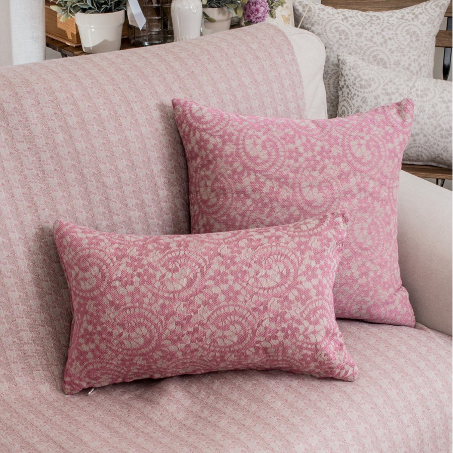 Μαξιλαροθήκη Jaipur 06 - 65x65cm δαπέδου με γέμιση