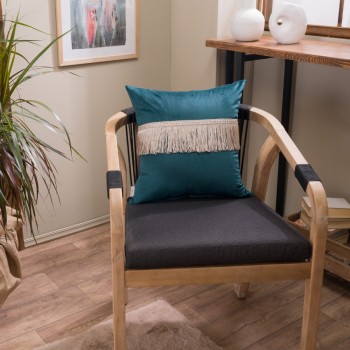 Μαξιλαροθήκη Velvet 13 Με Κρόσι - 45x45cm με γέμιση