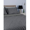 Σετ Σεντόνια Cotton Feelings 2036 Grey Υπέρδιπλο με λάστιχο (170x205+30)