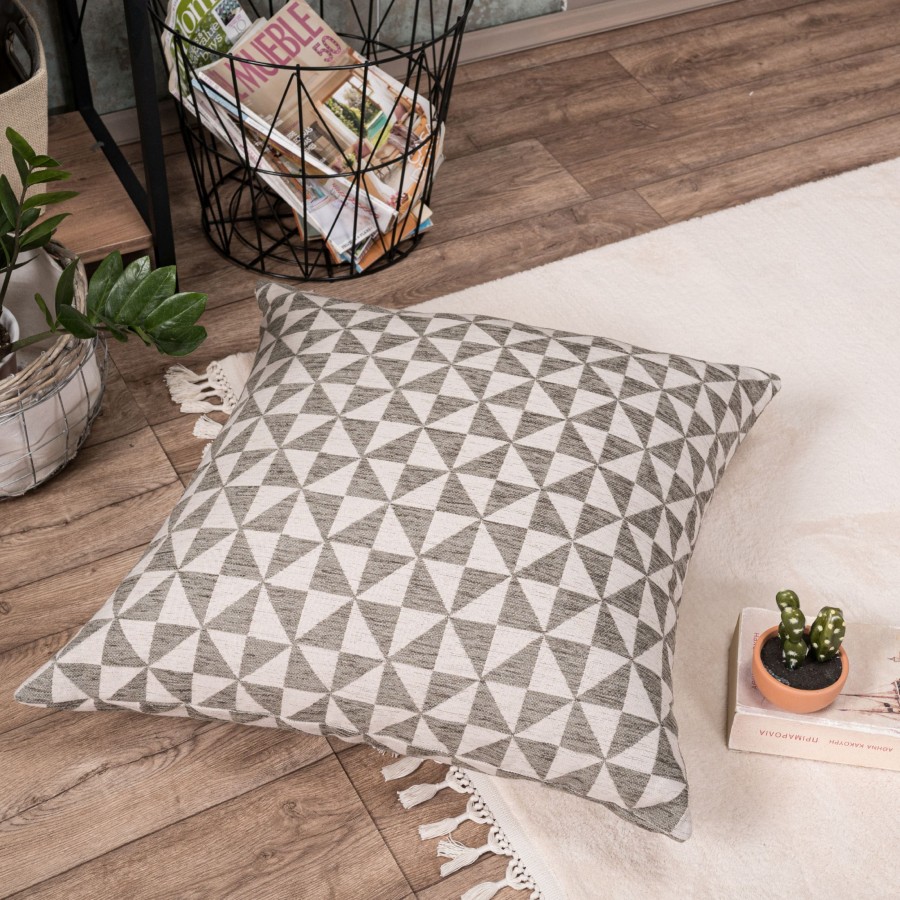 Μαξιλαροθήκη Columbia 03 - 65x65cm δαπέδου με γέμιση