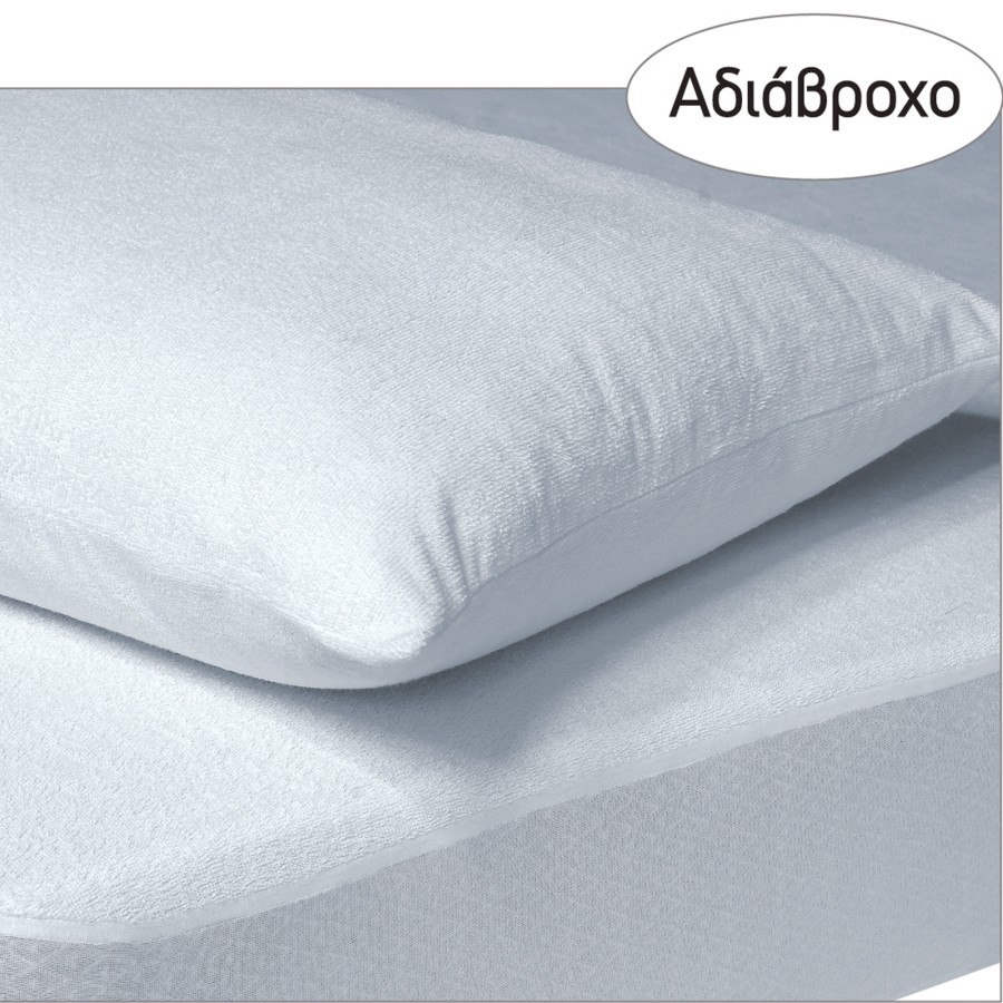 DAS HOME 1089 ΕΠΙΣΤΡΩΜΑ 160Χ200+35 ΑΔΙΑΒΡΟΧΟ WHITE