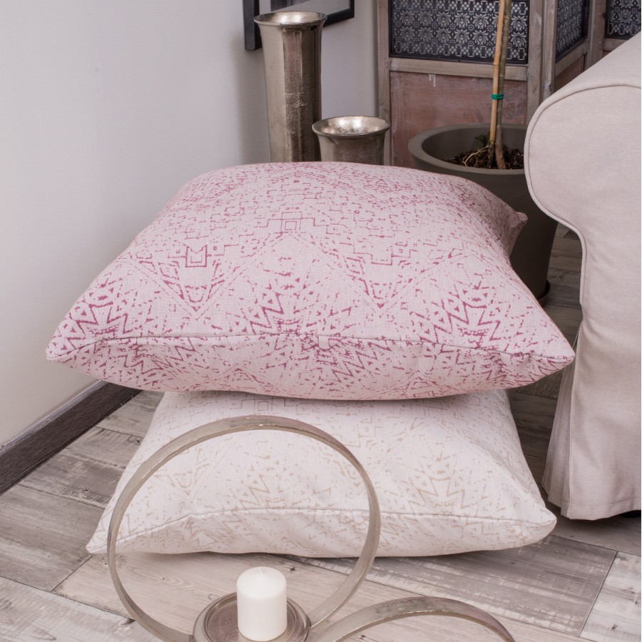 Μαξιλαροθήκη Indore 06 - 65x65cm δαπέδου με γέμιση