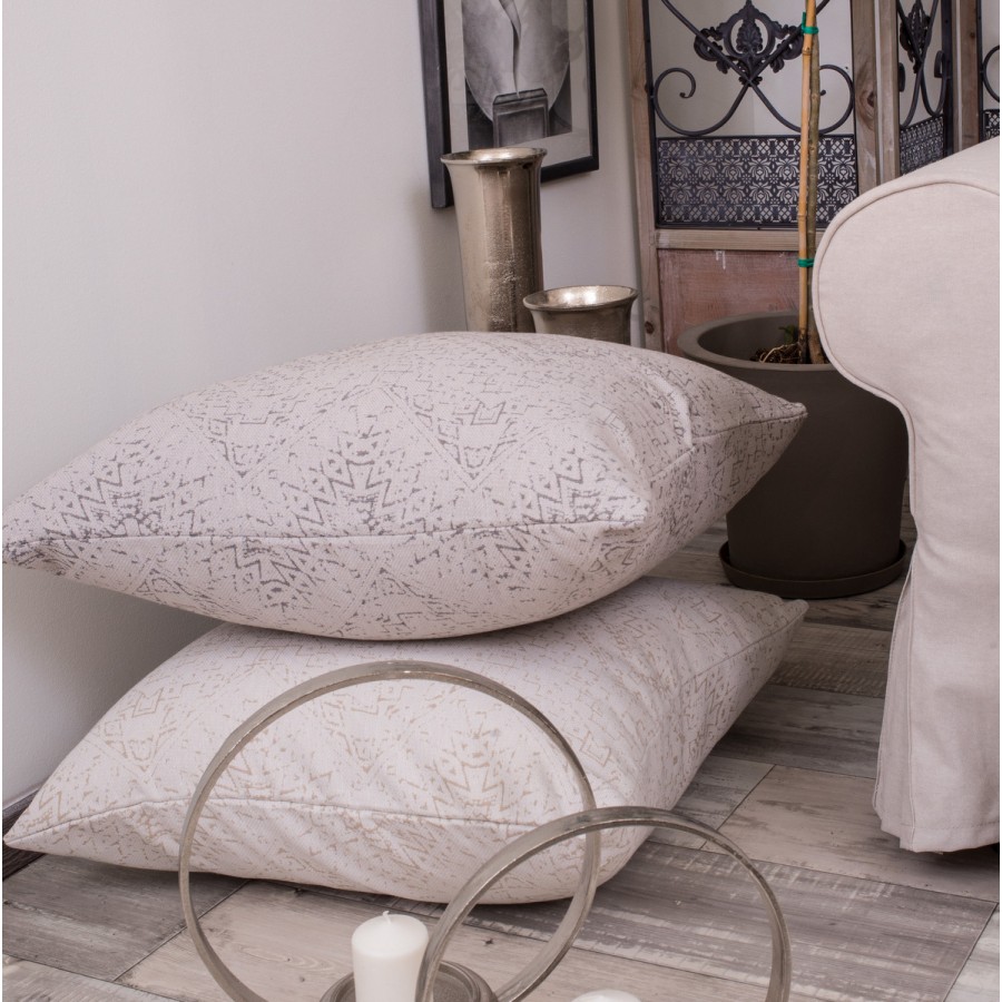 Μαξιλαροθήκη Indore 03 - 65x65cm δαπέδου με γέμιση