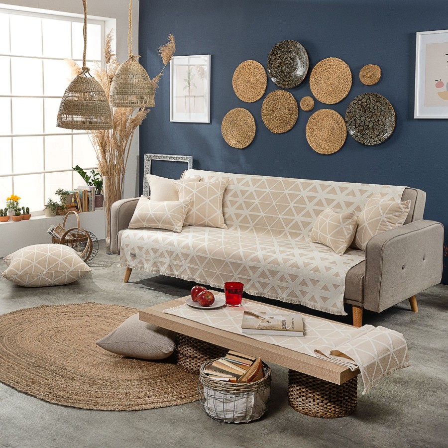 Μαξιλαροθήκη Manarola 01 - 30x50cm με γέμιση