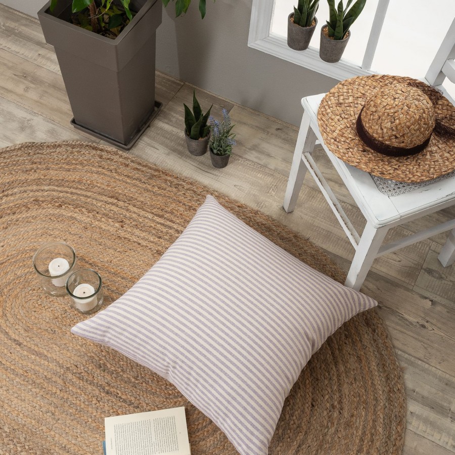 Μαξιλαροθήκη Guensa 07 - 65x65cm δαπέδου με γέμιση