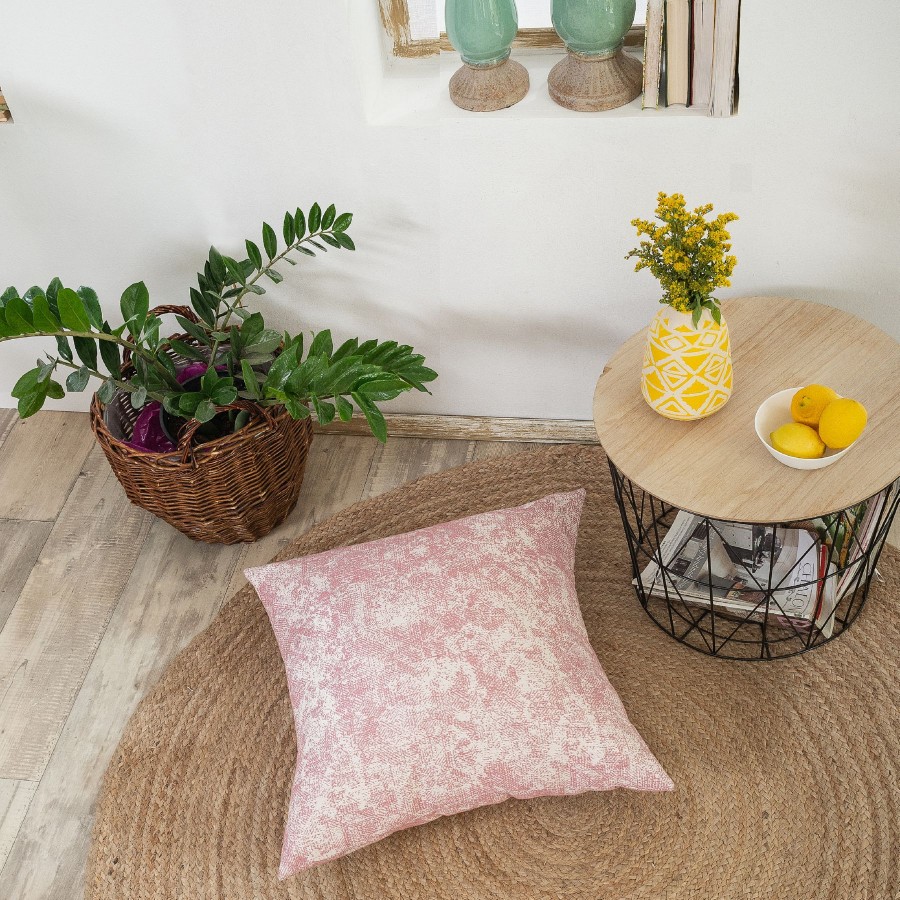 Μαξιλαροθήκη Meazza 06 - 65x65cm δαπέδου με γέμιση