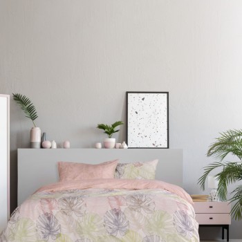 Kocoon Home Κουβερλί Μονό - Mostera Pink Ροζ   160x240