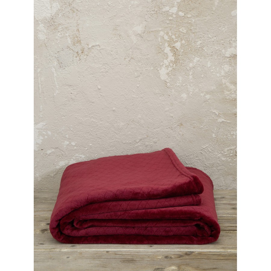 Kocoon Home Ριχτάρι Jacquard 180x300 - Cosy Bordeaux