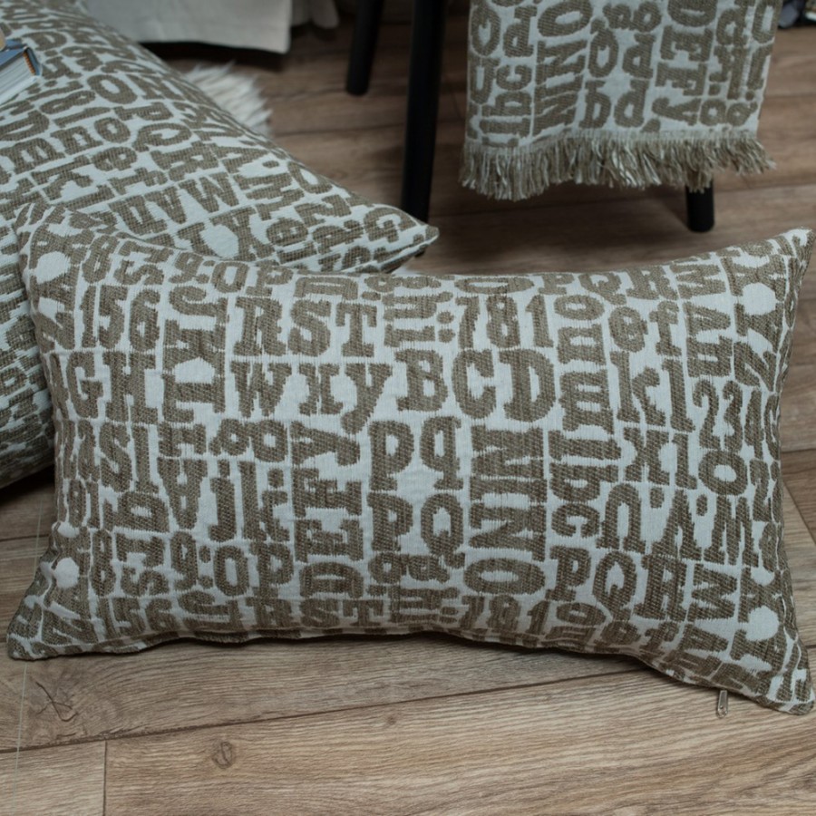 Μαξιλαροθήκη Letters 02 - 45x45cm