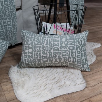 Μαξιλαροθήκη Letters 04 - 65x65cm δαπέδου