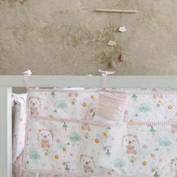 Nima Bebe Βρεφική θήκη οργάνωσης 60x30 - Hello Baby Λευκό, Ροζ