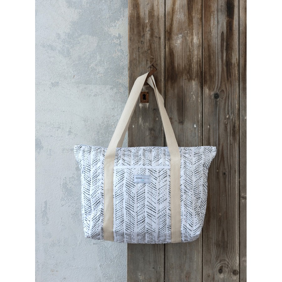 Nima Bebe Τσάντα αλλαγής 50x40x10 - Nala Λευκό, Γκρι