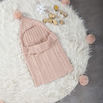 Nima Bebe Υπνόσακος 38x75 - Huggly Salmon Σωμόν