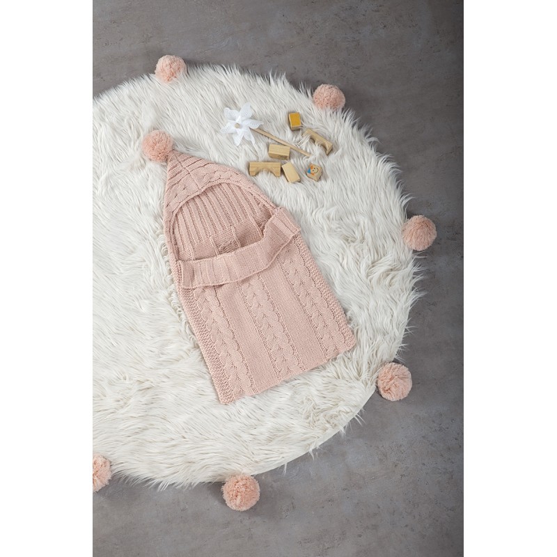 Nima Bebe Υπνόσακος 38x75 - Huggly Salmon Σωμόν