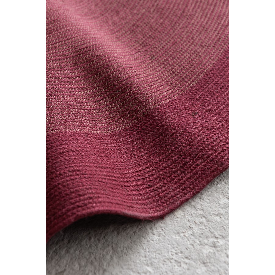 Nima Home Στρογγυλό Χαλί Δ120 - Bergren Terracotta Κεραμιδί