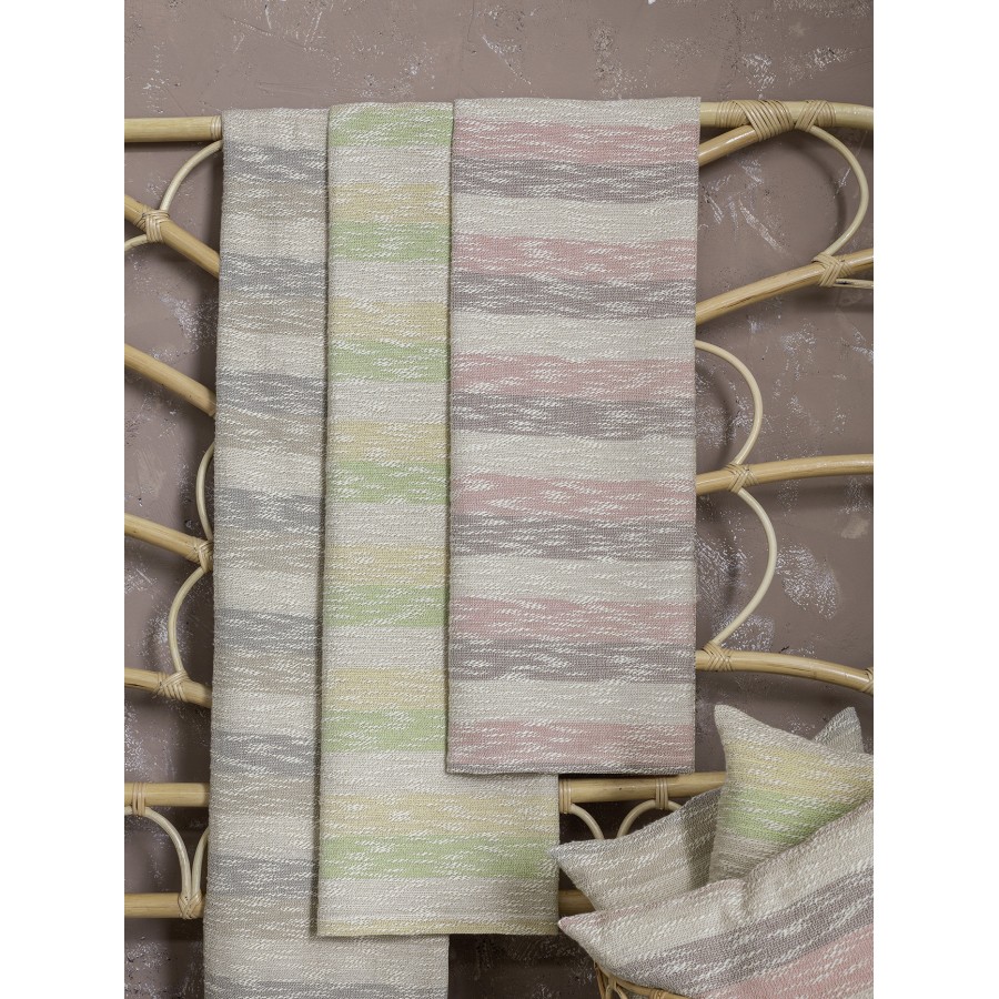 Nima Home Διακοσμητικό Ριχτάρι καναπέ 130x170 - Calida Neutral Ροζ, Μπεζ