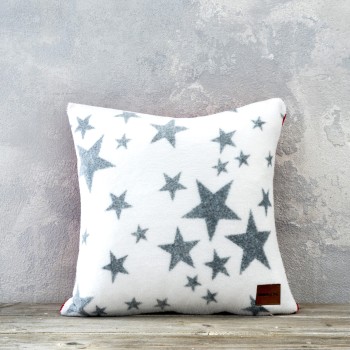 Nima Home Διακοσμητικό μαξιλάρι 45x45 - Lunar Γκρι, Κόκκινο