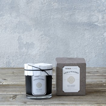 NIMA Home Αρωματικό Κερί 160gr - Sage & Wooden