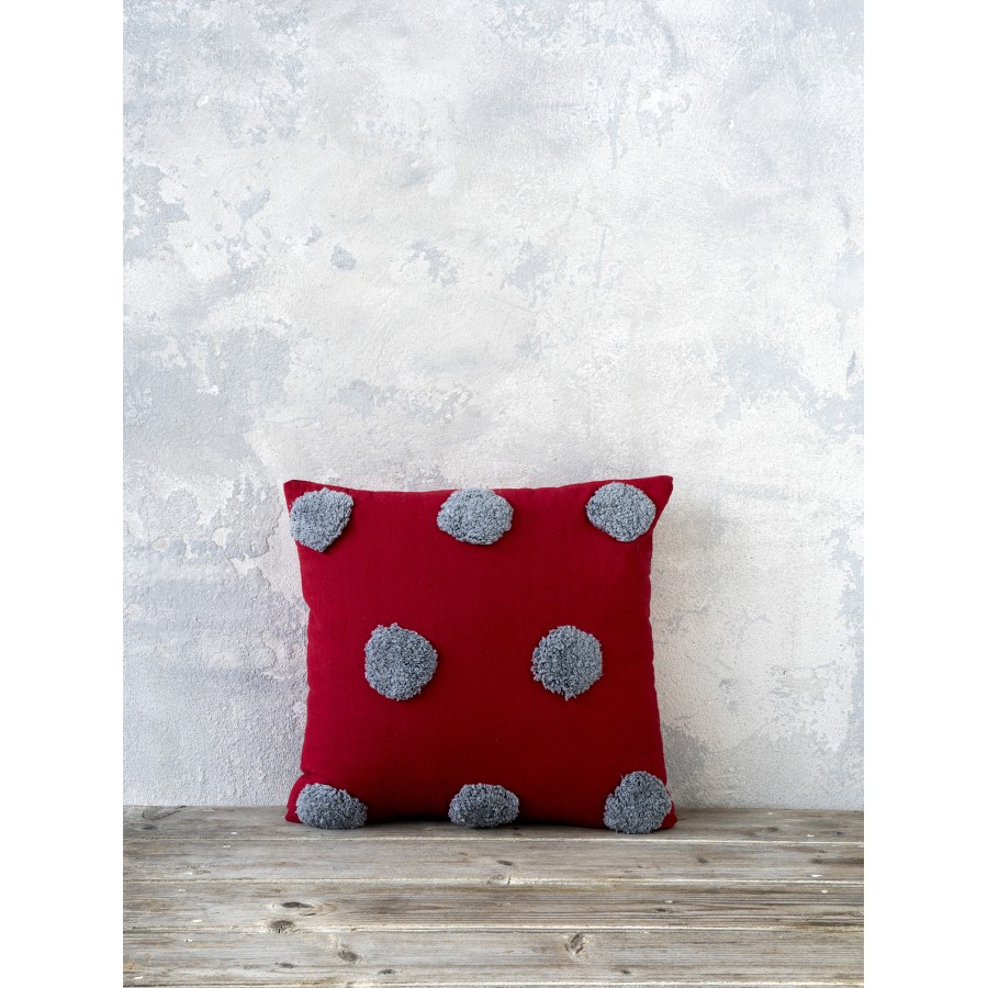 Nima Home Διακοσμητικό μαξιλάρι 45x45 - Borla Red Κόκκινο