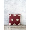Nima Home Διακοσμητικό μαξιλάρι 45x45 - Borla Wine Red Μπορντώ