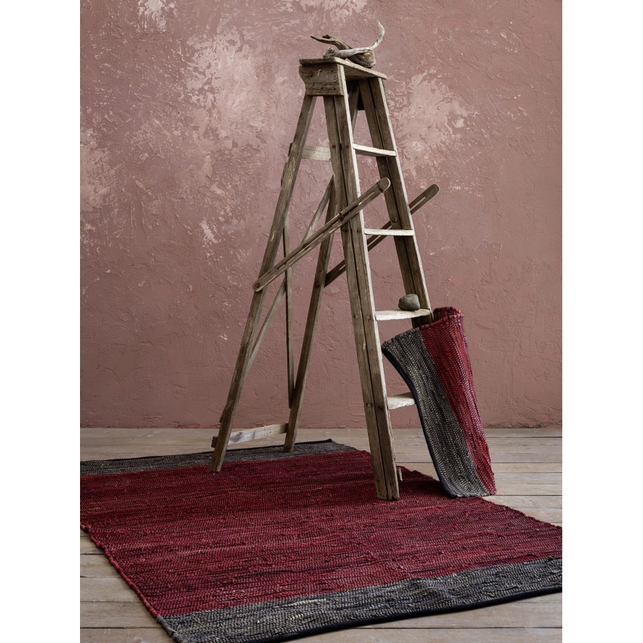 NIMA Home Χαλάκι 60x130 - Arlo Red Κόκκινο, Γκρι