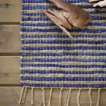 NIMA Home Χαλάκι 60x130 - Kobe Blue Μπλε