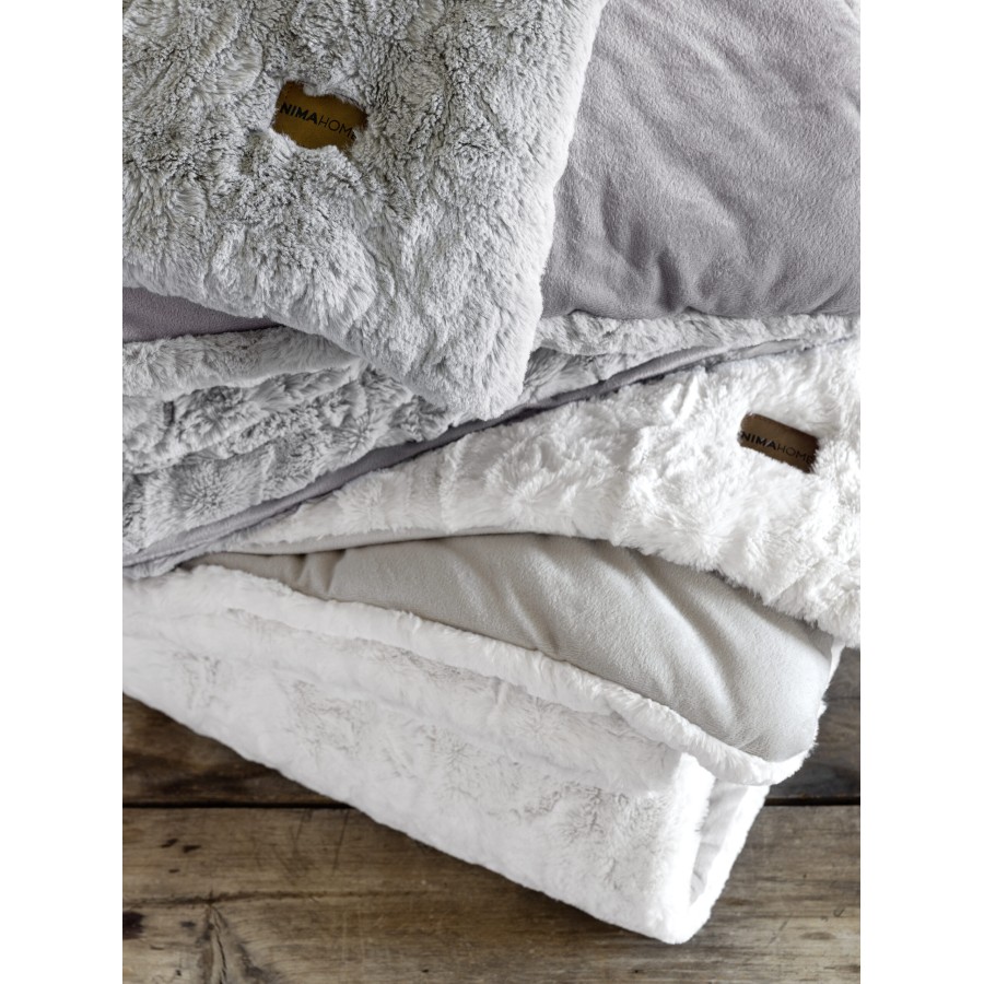 Nima Home Κουβέρτα/Πάπλωμα Υπέρδιπλο 220x240 - Velure Light Gray Γκρι   220x240
