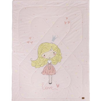 Nima Kids Κουβέρτα/Πάπλωμα Μονό 160x220 - Lovely Ροζ   160x220
