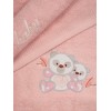 Σετ πετσέτες κεντητές Panda 02 Pink/Pink