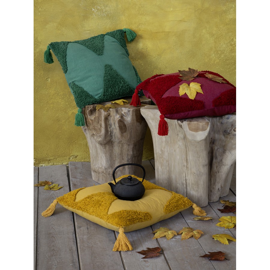 Nima Home Διακοσμητικό μαξιλάρι 45x45 - Amadeo Dark Green Πράσινο