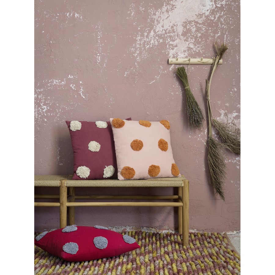 Nima Home Διακοσμητικό μαξιλάρι 45x45 - Borla Wine Red Μπορντώ