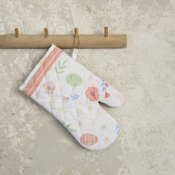 Nima Home Γάντι Κουζίνας - Easter Fest Λευκό, Ροζ