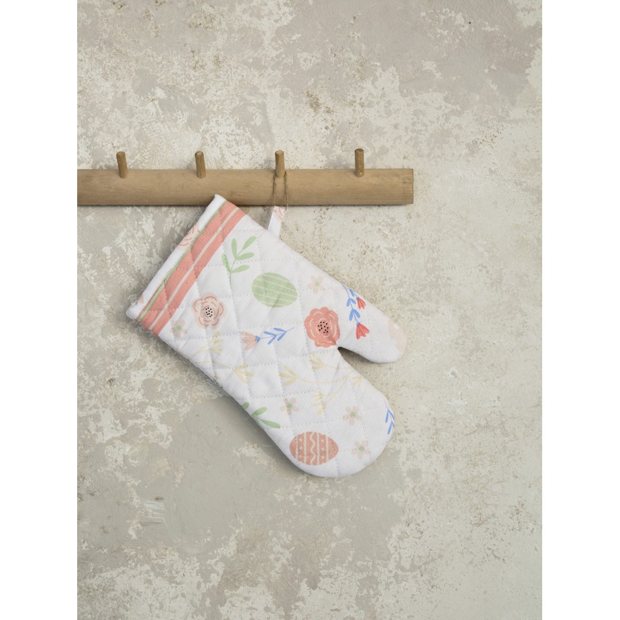 Nima Home Γάντι Κουζίνας - Easter Fest Λευκό, Ροζ