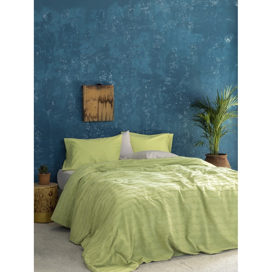 Nima Home Κουβέρτα 230x250 - Oleada Green Πράσινο