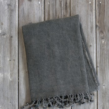 Nima Home Πετσέτα/Παρεό 85x170 - Vira Dark Gray Μαύρο