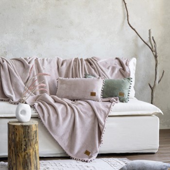 Nima Home Ριχτάρι 130x180 - Macia Nude Ροζ